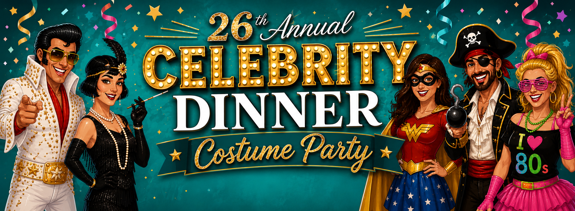 Sexual Assault Crisis & Support Center's 26th annual Celebrity Dinner - Costume Party!